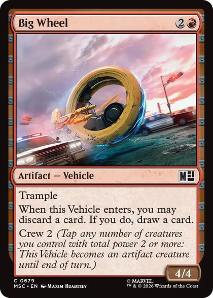 Big Wheel, Commander: Marvel Super Heroes 679