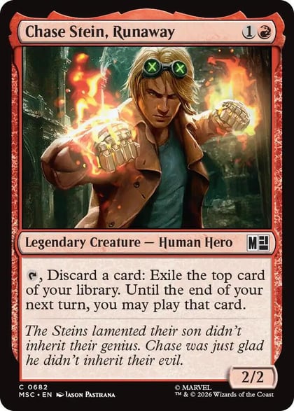 Chase Stein, Runaway, Commander: Marvel Super Heroes 682