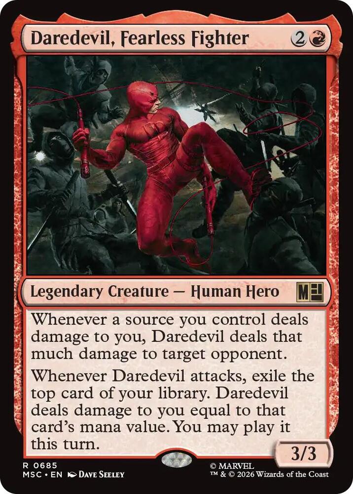 Daredevil, Fearless Fighter, Commander: Marvel Super Heroes 685