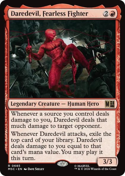 Daredevil, Fearless Fighter, Commander: Marvel Super Heroes 685