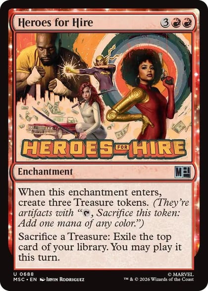 Heroes for Hire, Commander: Marvel Super Heroes 688