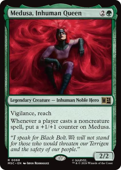 Medusa, Inhuman Queen, Commander: Marvel Super Heroes 68