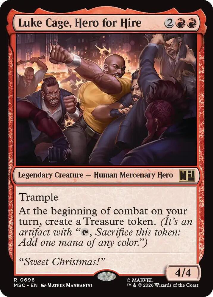 Luke Cage, Hero for Hire, Commander: Marvel Super Heroes 696