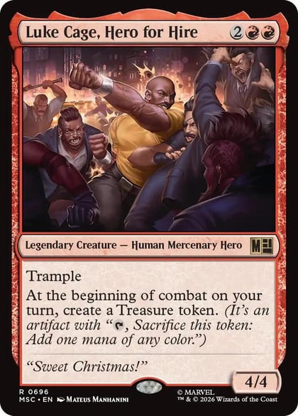 Luke Cage, Hero for Hire, Commander: Marvel Super Heroes 696