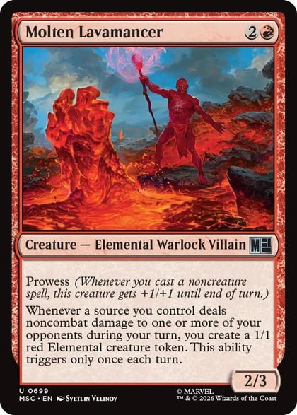 Molten Lavamancer, Commander: Marvel Super Heroes 699