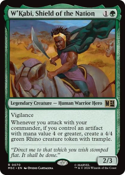 W'Kabi, Shield of the Nation, Commander: Marvel Super Heroes 70