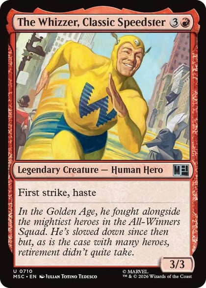 The Whizzer, Classic Speedster, Commander: Marvel Super Heroes 710