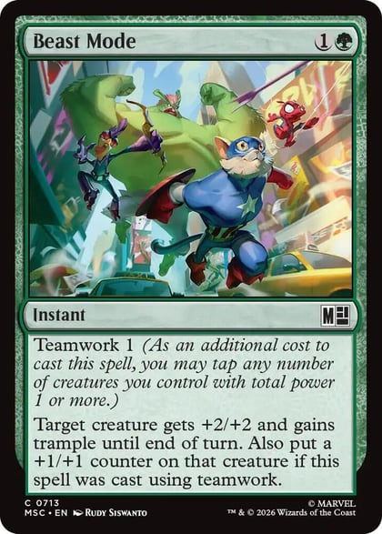 Beast Mode, Commander: Marvel Super Heroes 713