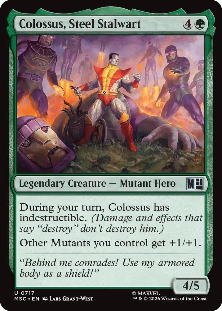 Colossus, Steel Stalwart, Commander: Marvel Super Heroes 717