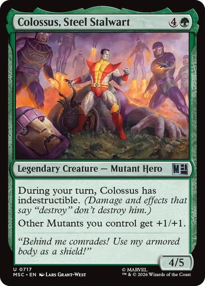 Colossus, Steel Stalwart, Commander: Marvel Super Heroes 717
