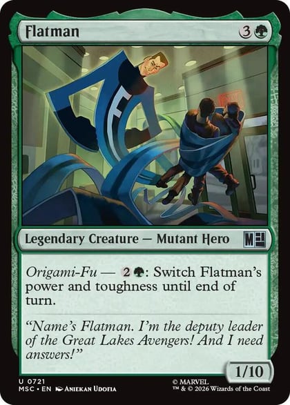Flatman, Commander: Marvel Super Heroes 721