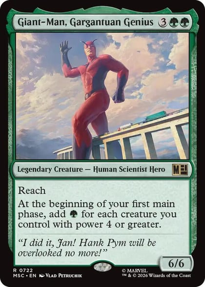 Giant-Man, Gargantuan Genius, Commander: Marvel Super Heroes 722