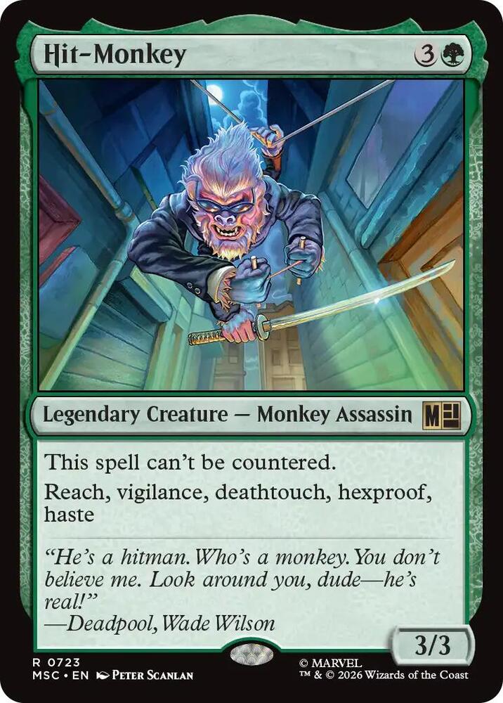 Hit-Monkey, Commander: Marvel Super Heroes 723