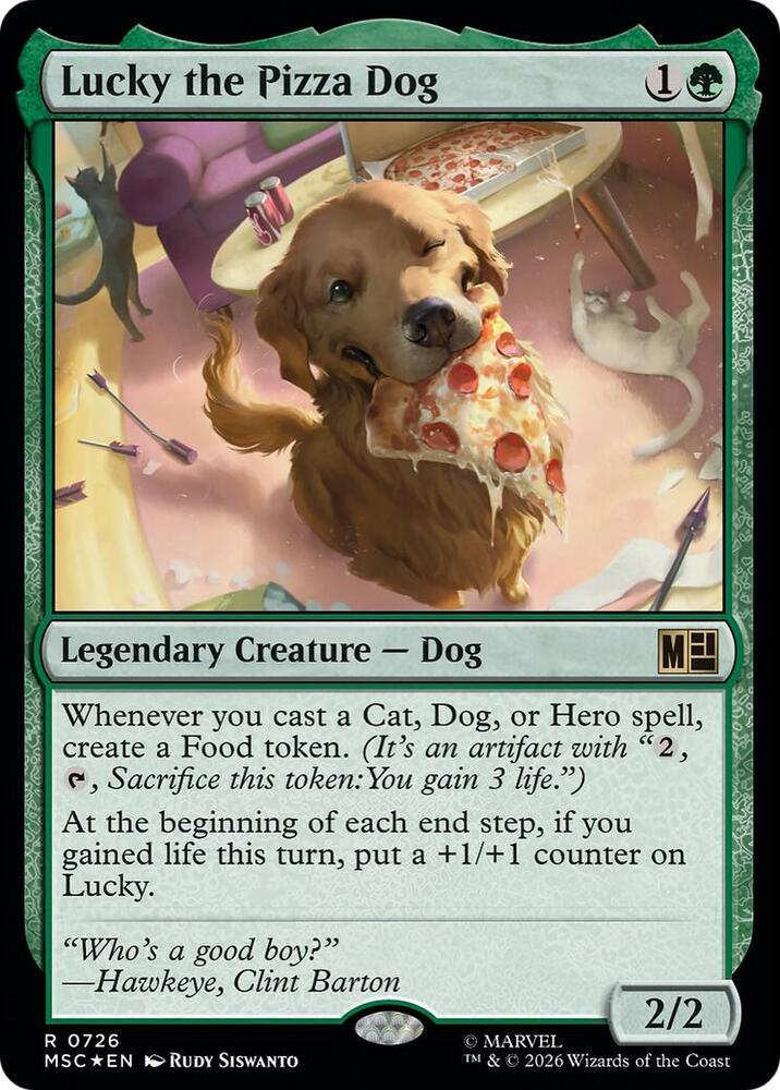 Lucky the Pizza Dog, Commander: Marvel Super Heroes 726