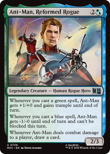 Ant-Man, Reformed Rogue, Commander: Marvel Super Heroes 739