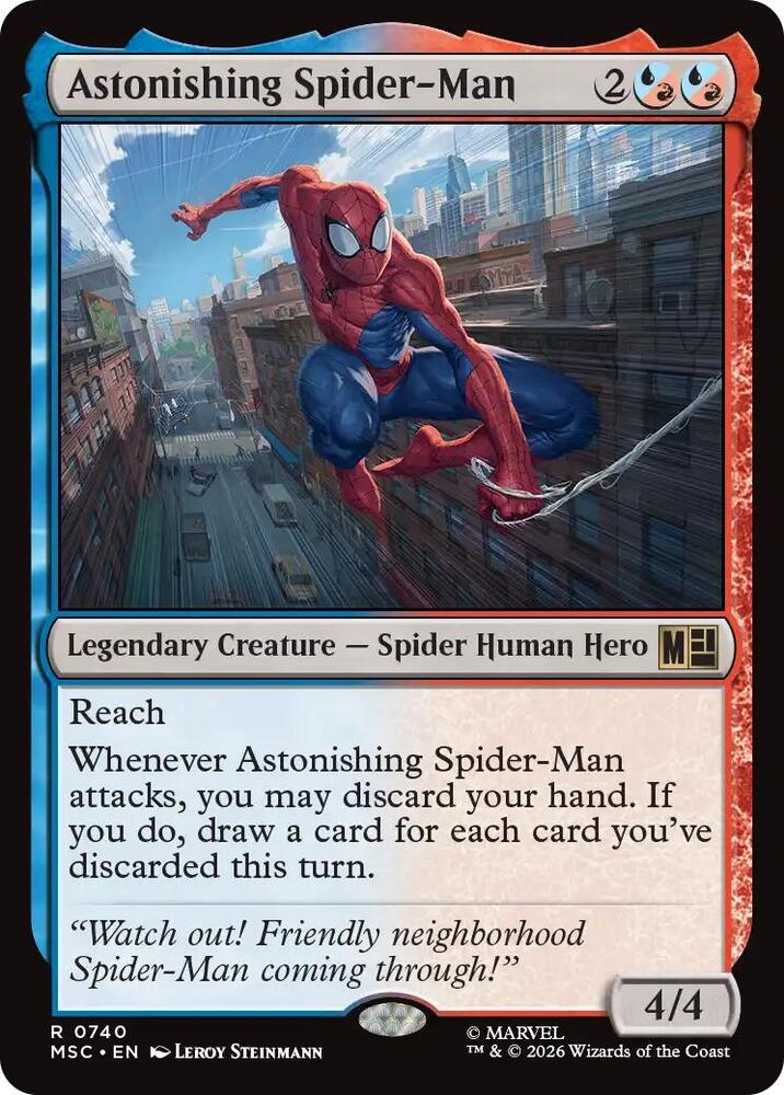 Astonishing Spider-Man, Commander: Marvel Super Heroes 740
