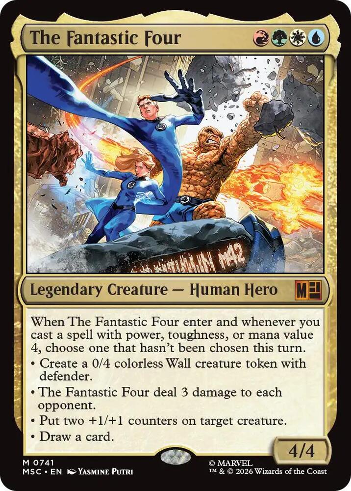 The Fantastic Four, Commander: Marvel Super Heroes 741