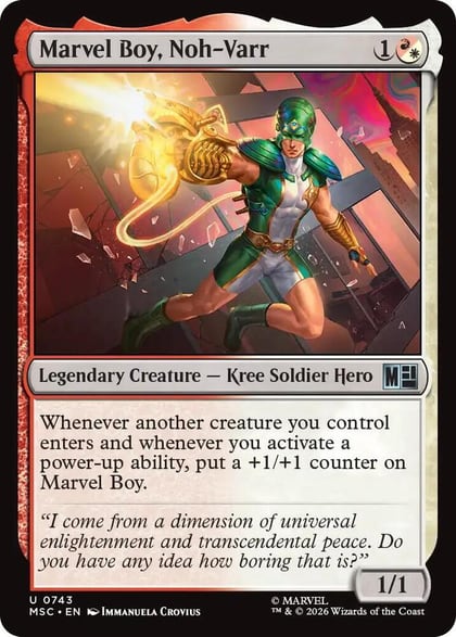 Marvel Boy, Noh-Varr, Commander: Marvel Super Heroes 743