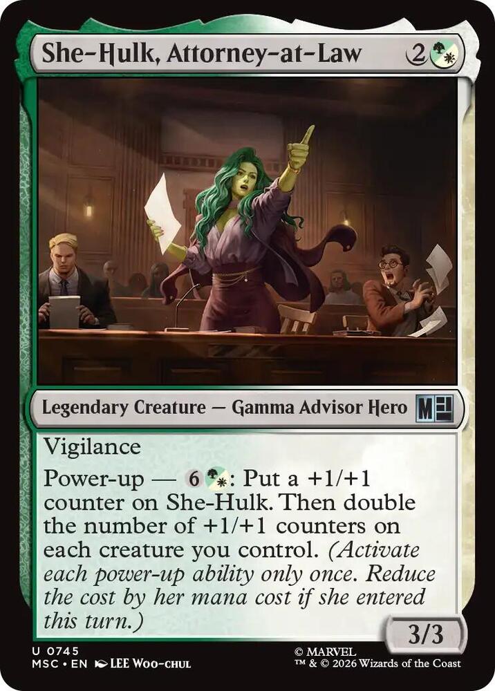 She-Hulk, Attorney-at-Law, Commander: Marvel Super Heroes 745