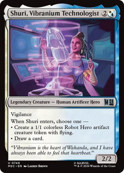 Shuri, Vibranium Technologist, Commander: Marvel Super Heroes 746