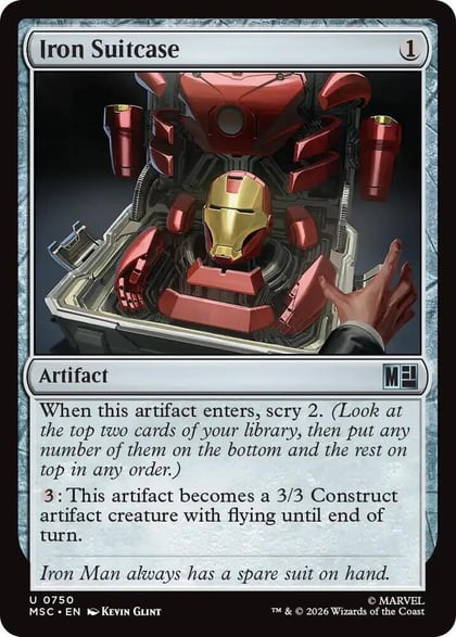 Iron Suitcase, Commander: Marvel Super Heroes 750