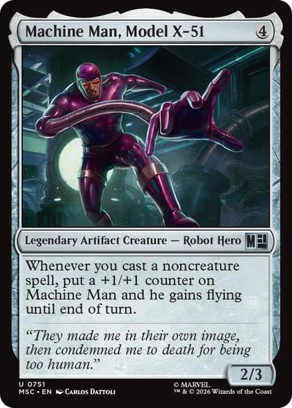 Machine Man, Model X-51, Commander: Marvel Super Heroes 751