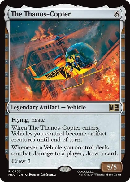 The Thanos-Copter, Commander: Marvel Super Heroes 753