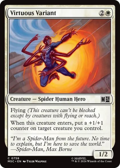 Virtuous Variant, Commander: Marvel Super Heroes 758