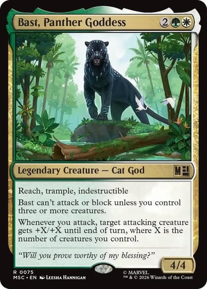 Bast, Panther Goddess, Commander: Marvel Super Heroes 75