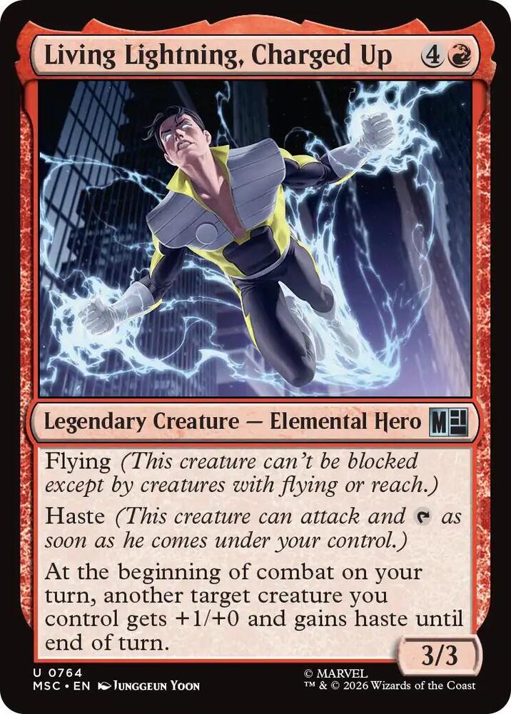 Living Lightning, Charged Up, Commander: Marvel Super Heroes 764