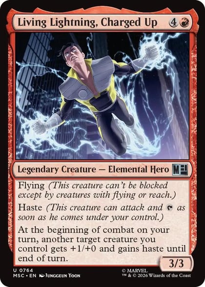 Living Lightning, Charged Up, Commander: Marvel Super Heroes 764