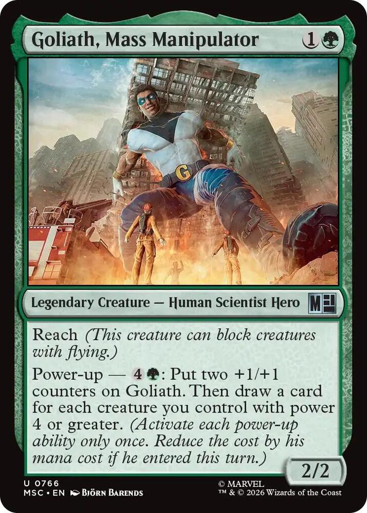 Goliath, Mass Manipulator, Commander: Marvel Super Heroes 766