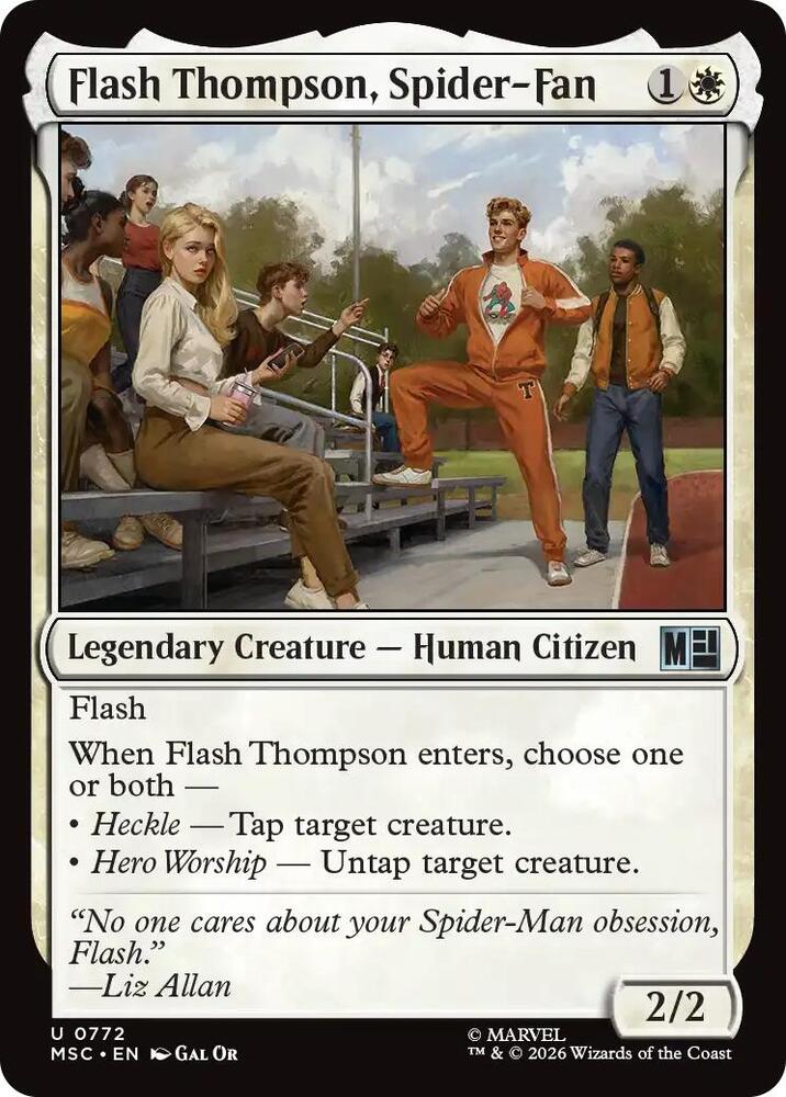 Flash Thompson, Spider-Fan, Commander: Marvel Super Heroes 772