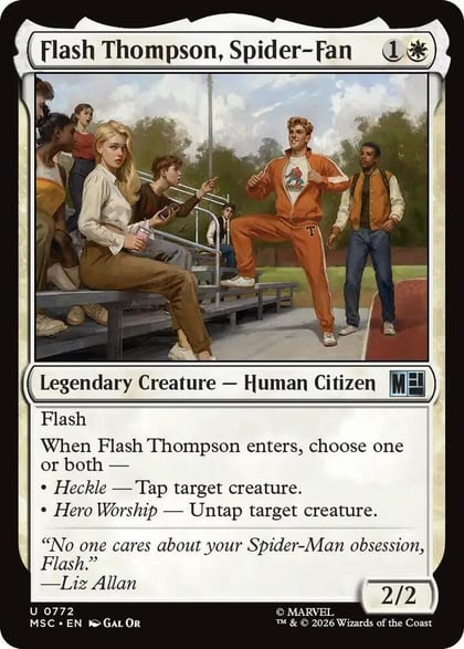 Flash Thompson, Spider-Fan, Commander: Marvel Super Heroes 772