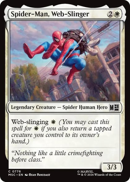 Spider-Man, Web-Slinger, Commander: Marvel Super Heroes 776