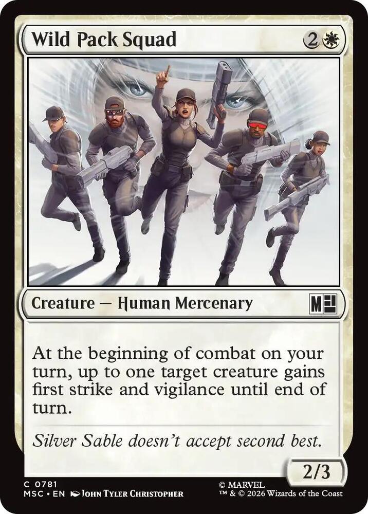 Wild Pack Squad, Commander: Marvel Super Heroes 781