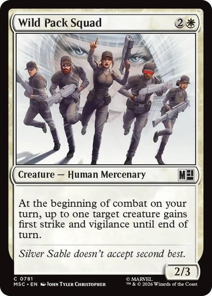 Wild Pack Squad, Commander: Marvel Super Heroes 781