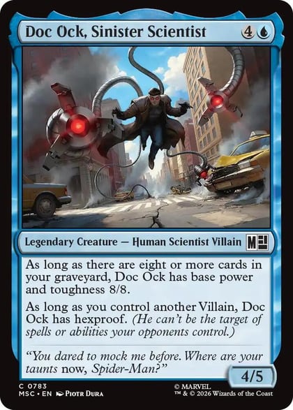 Doc Ock, Sinister Scientist, Commander: Marvel Super Heroes 783