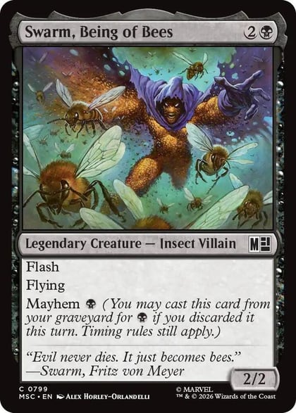 Swarm, Being of Bees, Commander: Marvel Super Heroes 799