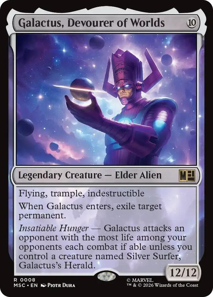 Galactus, Devourer of Worlds (Surge Foil), Commander: Marvel Super Heroes 8
