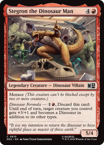Stegron the Dinosaur Man, Commander: Marvel Super Heroes 810