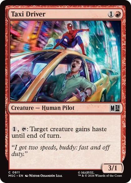 Taxi Driver, Commander: Marvel Super Heroes 811