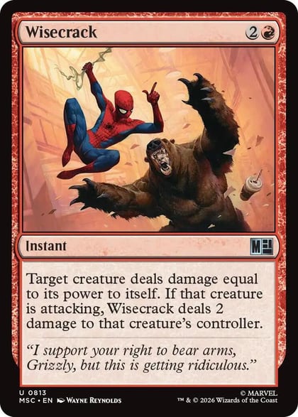 Wisecrack, Commander: Marvel Super Heroes 813