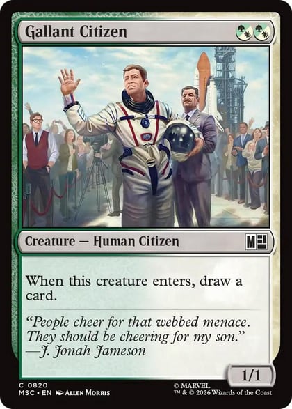 Gallant Citizen, Commander: Marvel Super Heroes 820