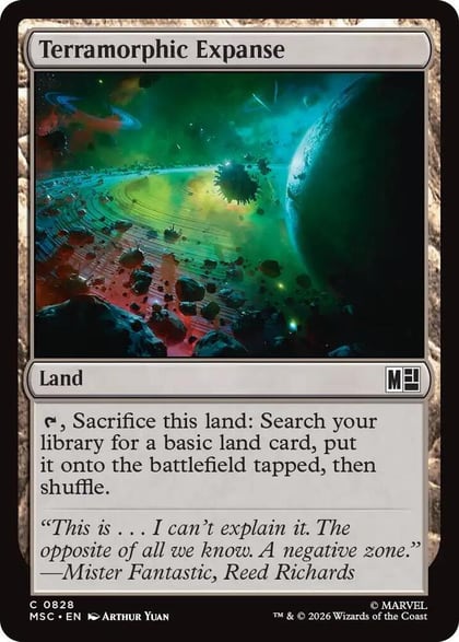 Terramorphic Expanse (0828), Commander: Marvel Super Heroes 828
