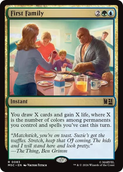 First Family, Commander: Marvel Super Heroes 83