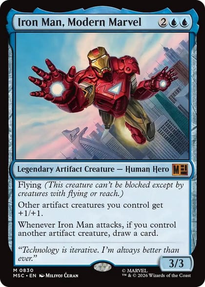 Iron Man, Modern Marvel, Commander: Marvel Super Heroes 830