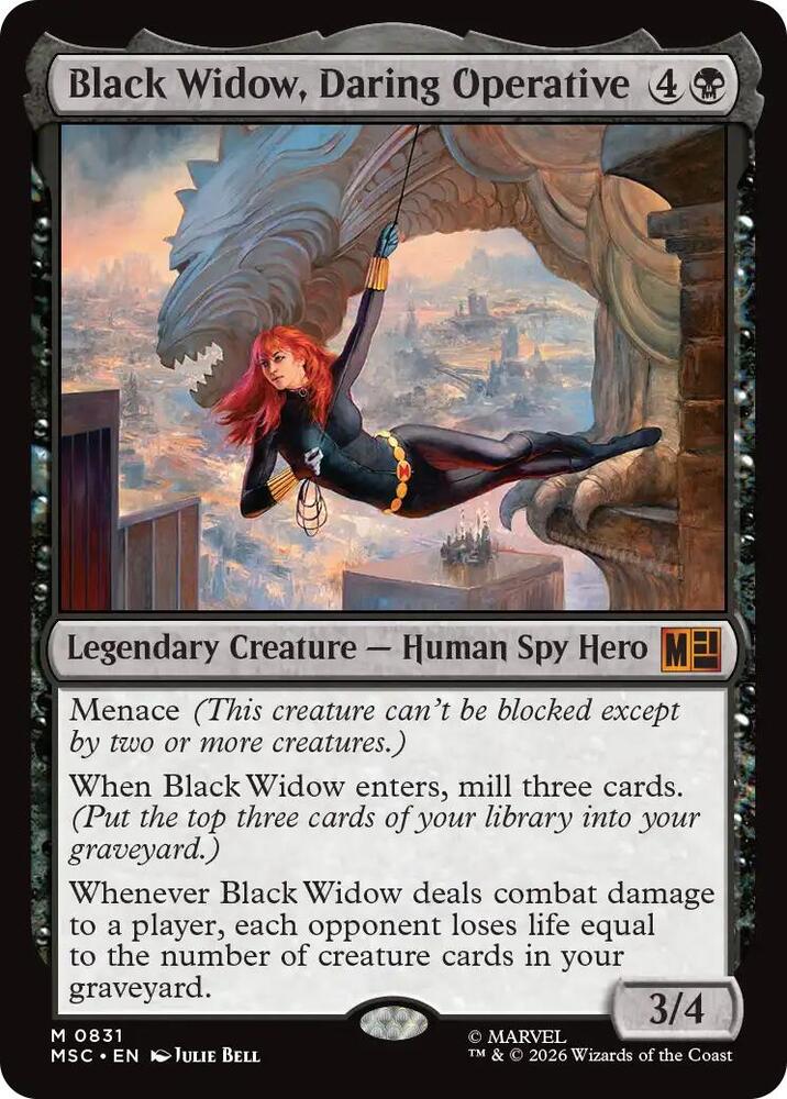 Black Widow, Daring Operative, Commander: Marvel Super Heroes 831