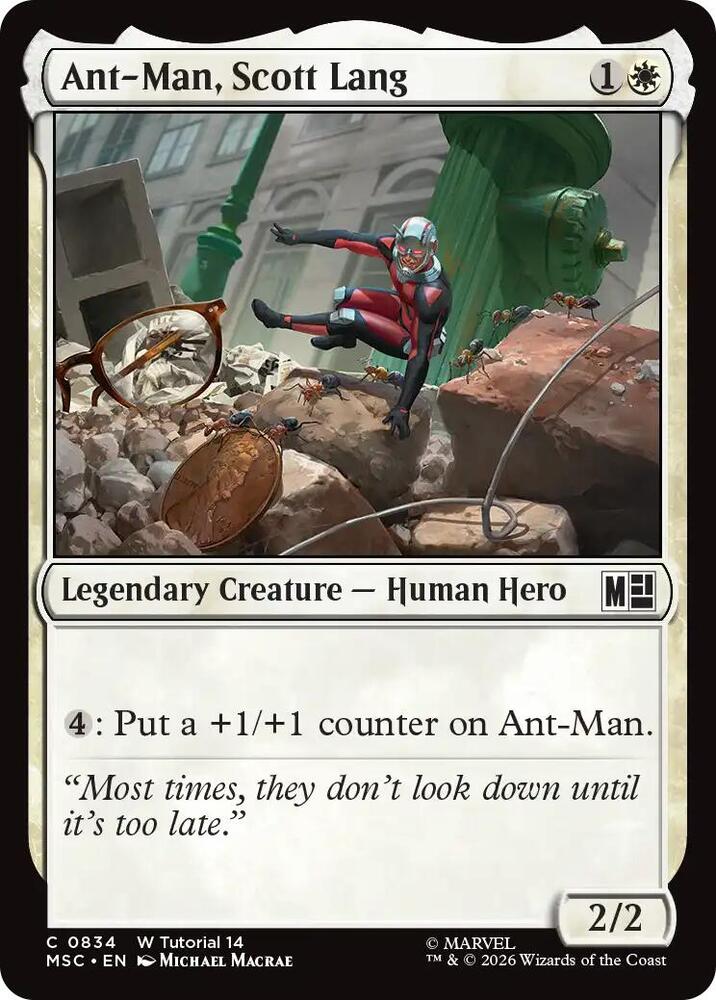 Ant-Man, Scott Lang (0834), Commander: Marvel Super Heroes 834