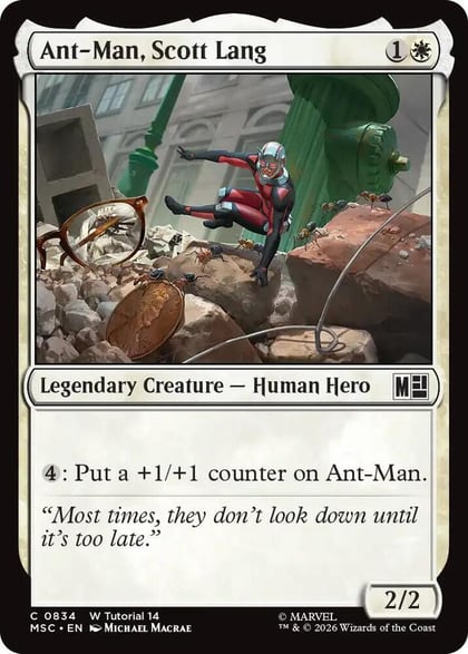 Ant-Man, Scott Lang (0834), Commander: Marvel Super Heroes 834